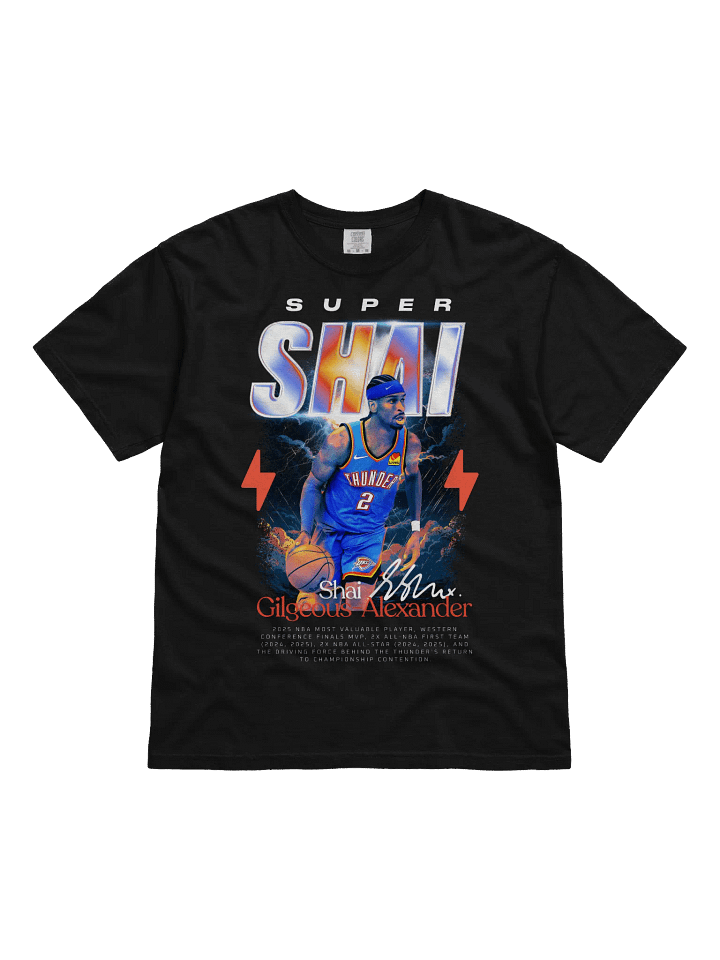 Shai Gilgeous-Alexander MVP 2025 Graphic Tee – SGA Western Finals MVP Shirt product image (1)