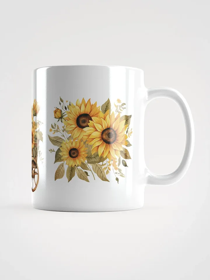 Sunflower Bliss White Glossy Mug product image (1)