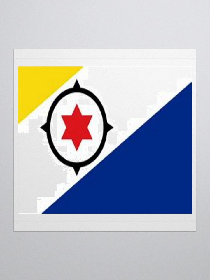 Exclusive Bonaire Flag Kiss-Cut Stickers - High-Quality Vinyl, Multiple Sizes product image (2)