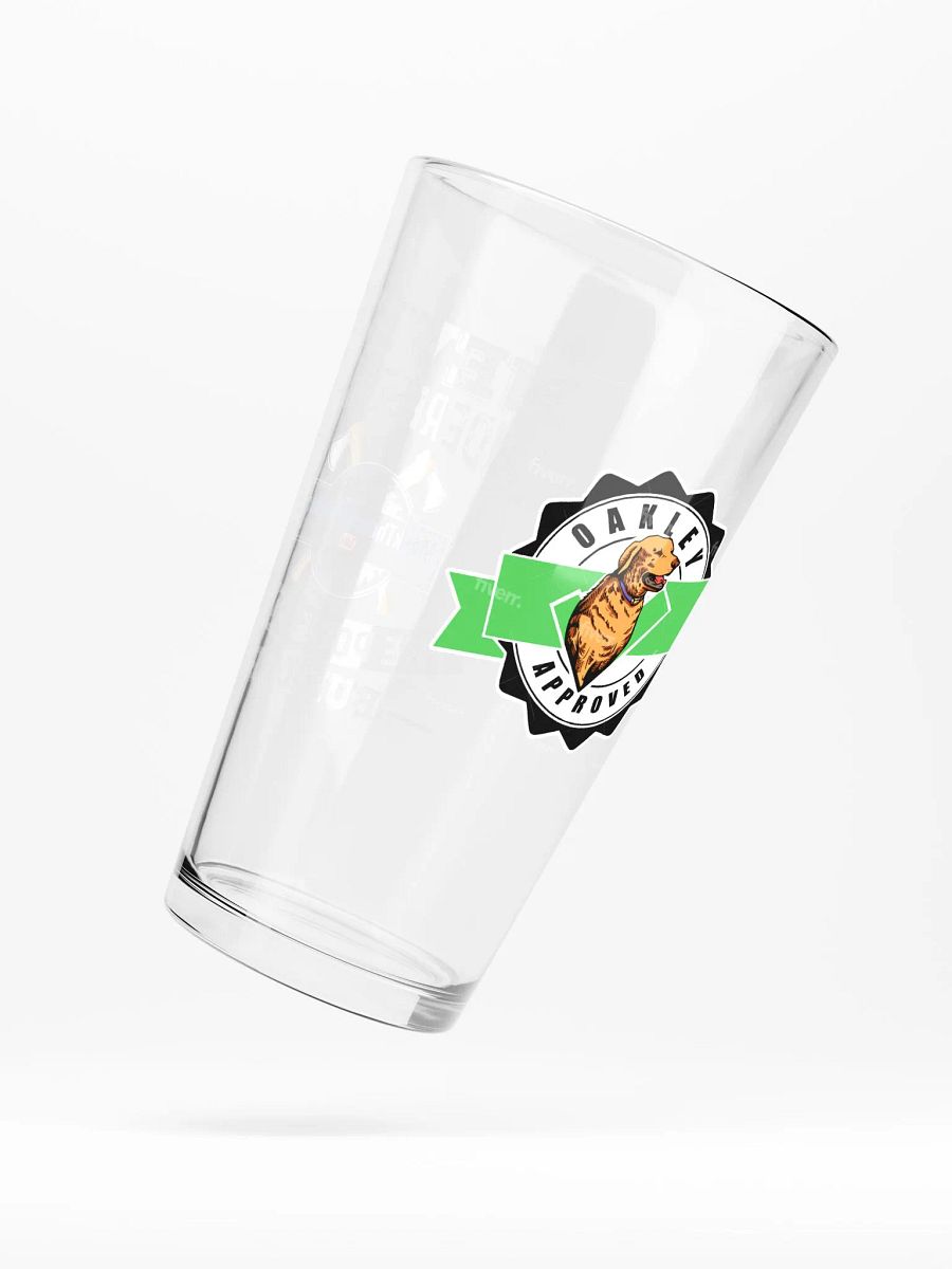 MTB Pint Glass-Oakley Approved product image (5)
