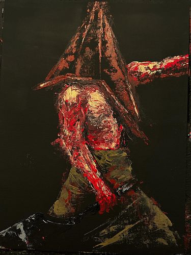 Pyramid Head commission part 1 of 2, for those who don’t know Silent is my chosen name because of this game series. Team Sile...