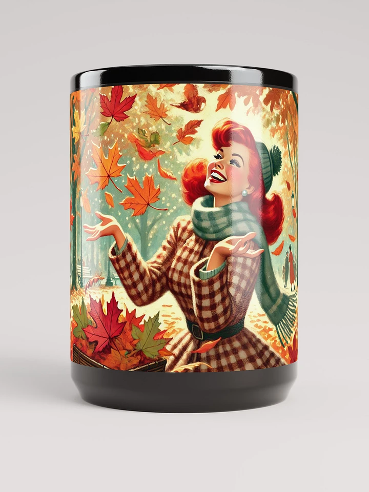 Autumn Joy Black Glossy Mug product image (1)