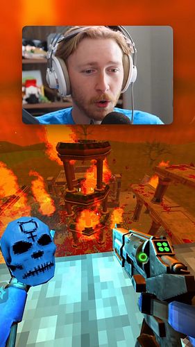 welcome to THE NETHER! #gaming #twitchclip #ultrakill #minecraftmovie #flintandsteel