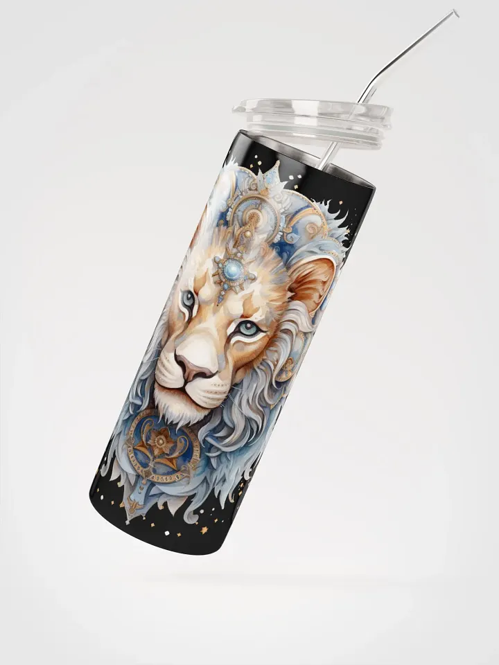 Elevate Your Leo Spirit with this Eco-Friendly Stainless Steel Tumbler | Perfect Zodiac Gift! product image (2)