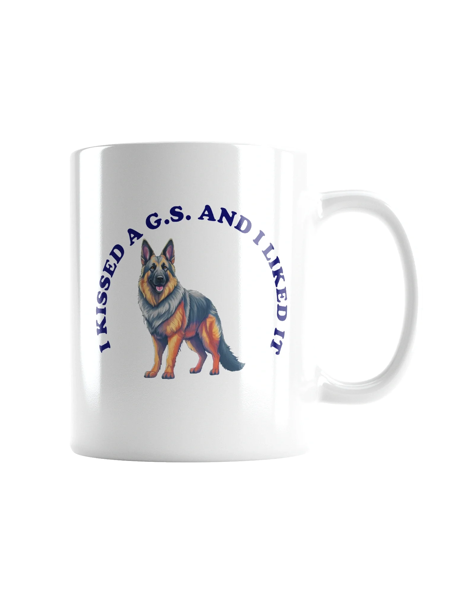 I Kissed a German Shepherd, Mug product image (5)