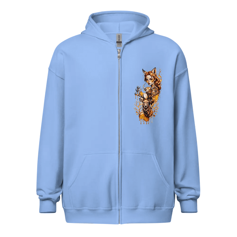 Vixen Stag and Bull Honey Zippy Hoodie product image (16)