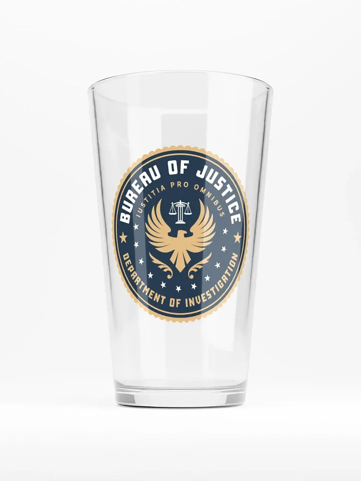 Bureau of Justice - Pint Glass product image (1)
