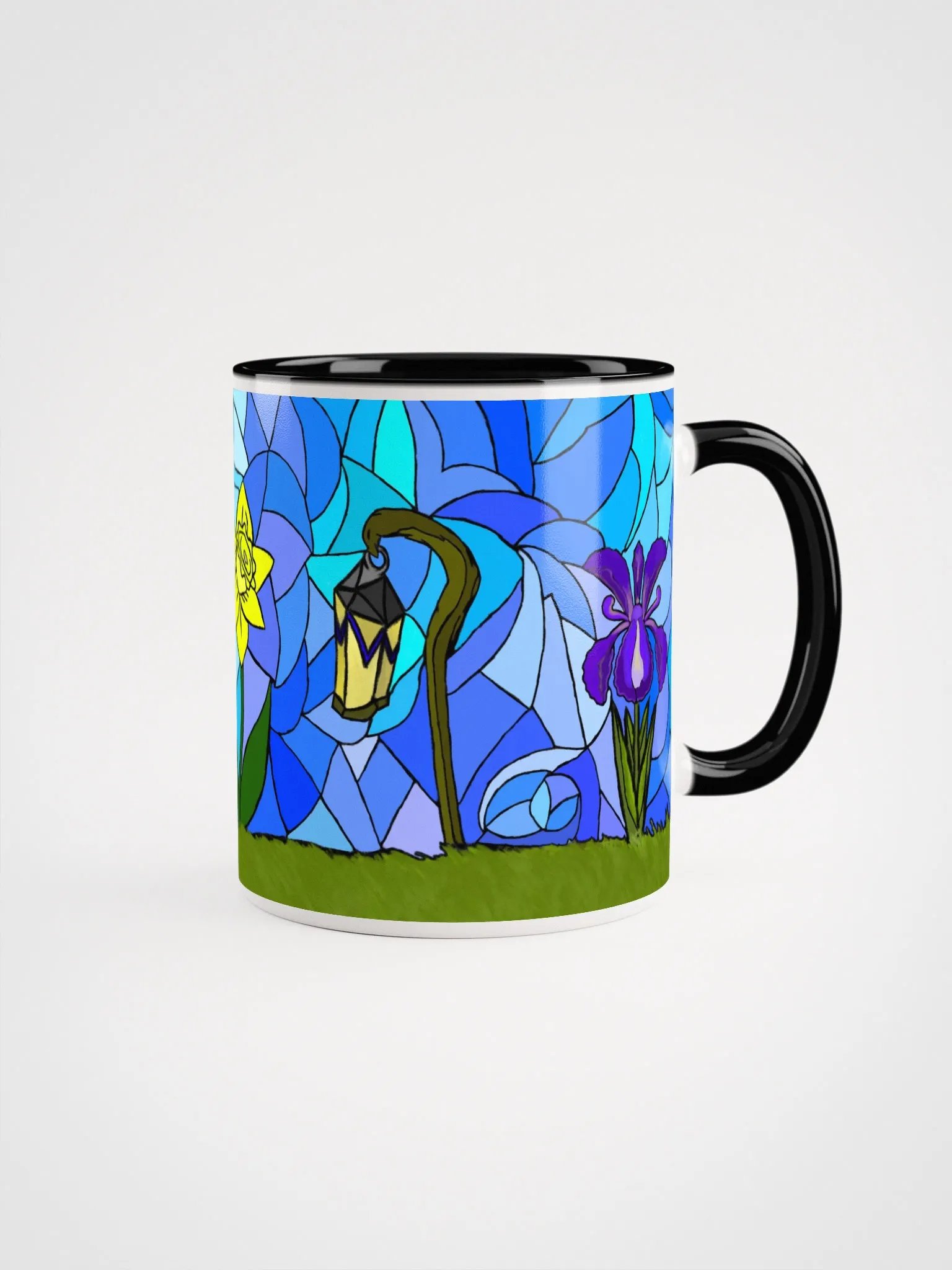 Stained Glass Floral Serenity Mug product image (5)