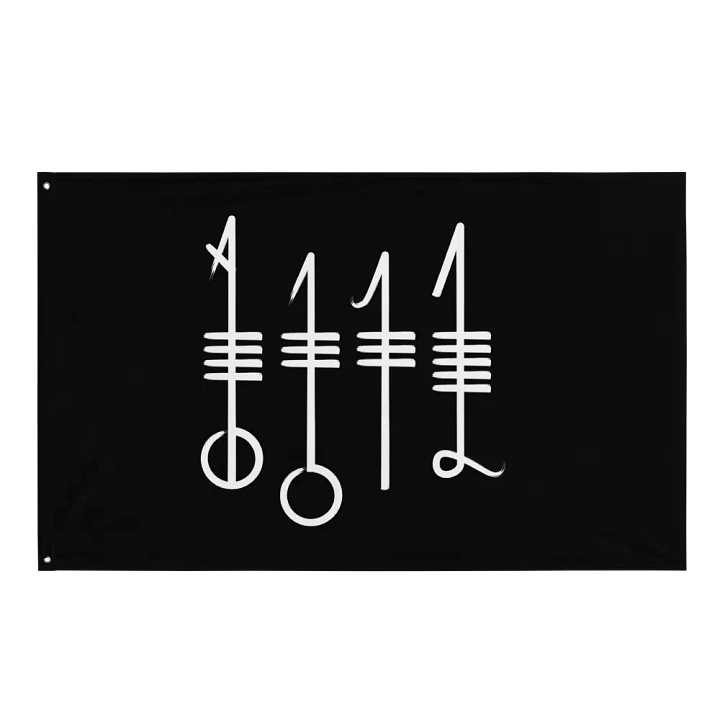 Svefnthorn Flag in Black product image (1)