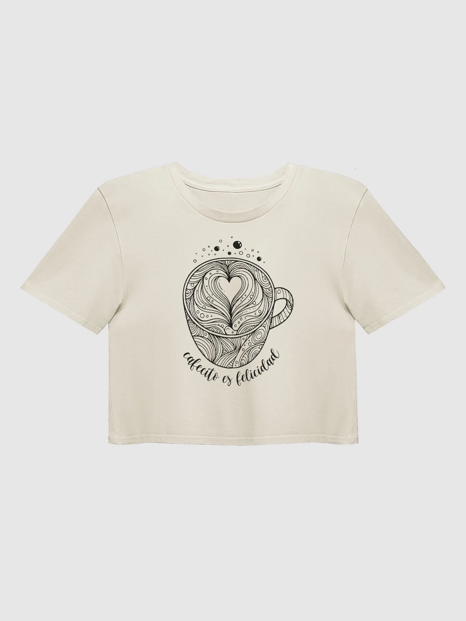Cafecito Es Felicidad Crop Top product image (1)