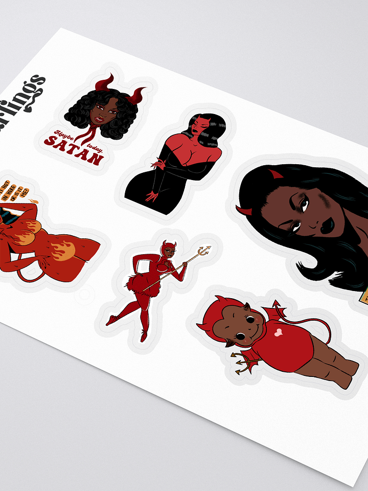 Devil's Darlings Sticker Sheet product image (2)