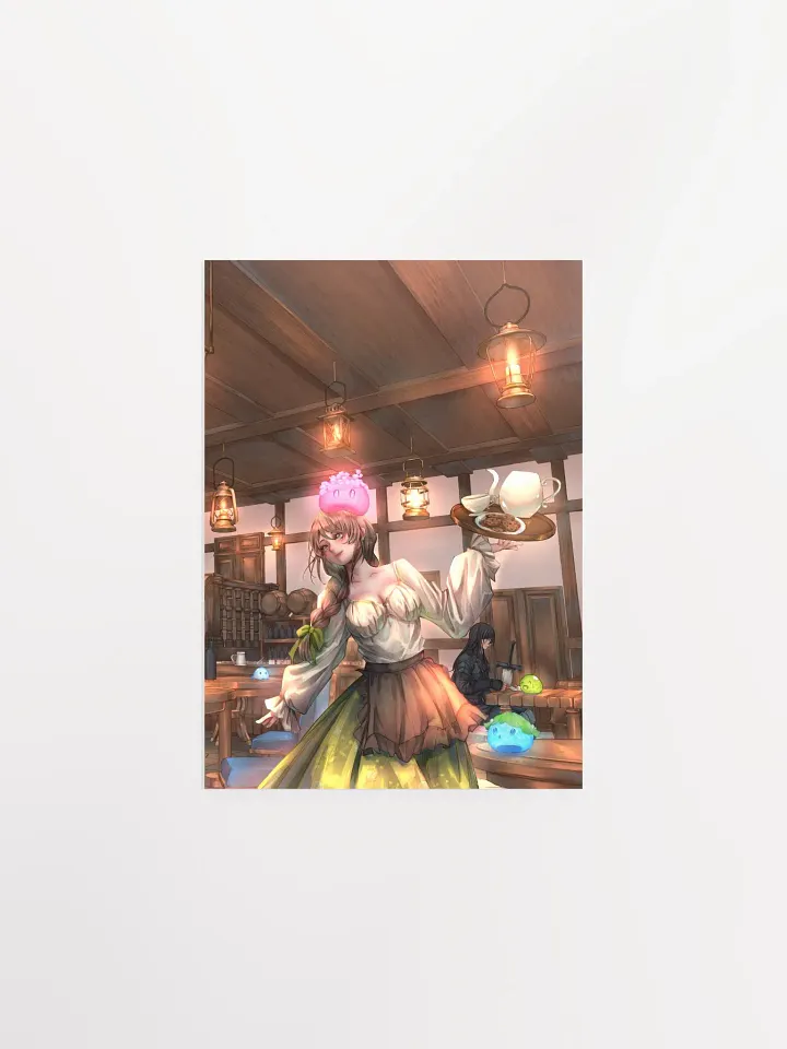 Slime Serenitea Cafe Art Print product image (1)