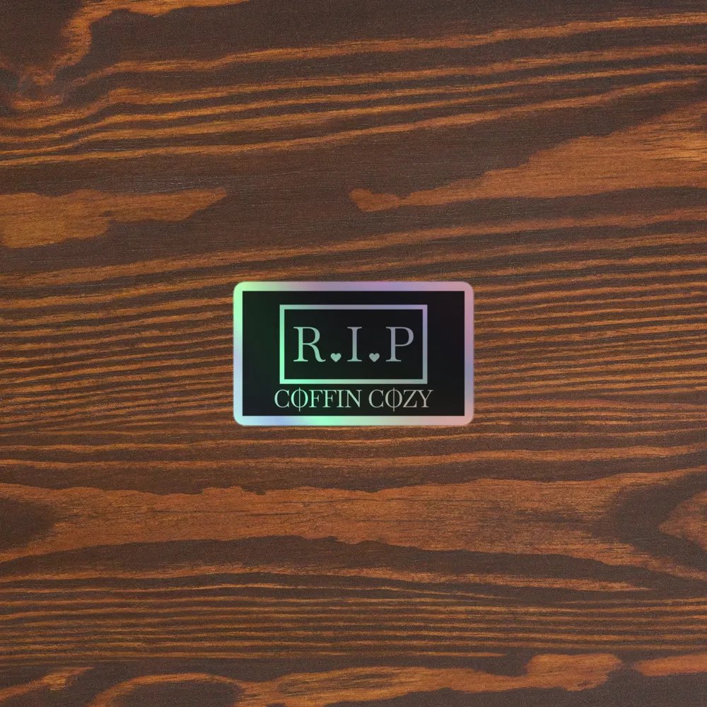 Rest in Peace Banner Holographic Sticker product image (3)