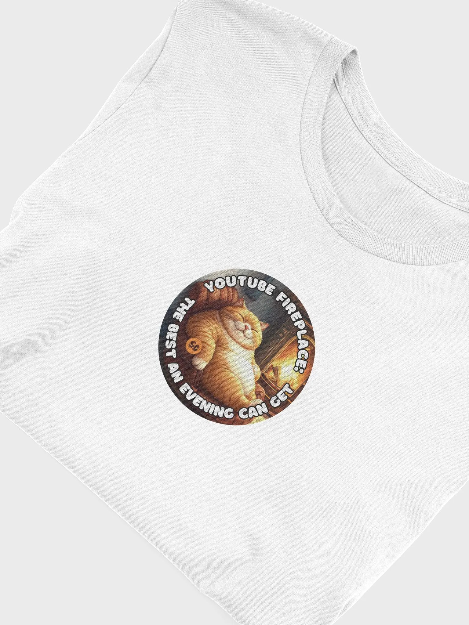 Cozy Cat - YouTube Fireplace: The Best an Evening Can Get | Tee product image (3)