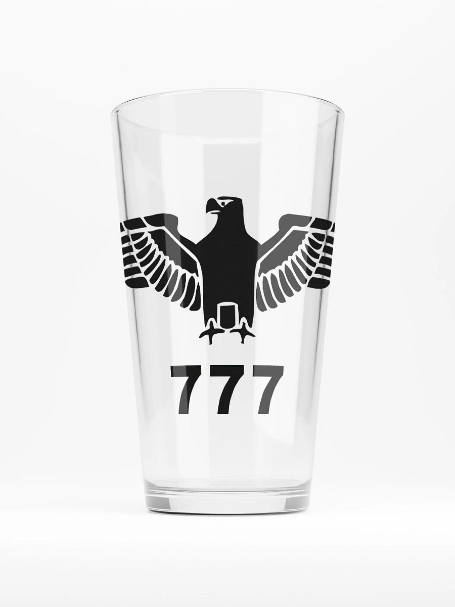 BLACK ADLER BEER GLASS product image (1)