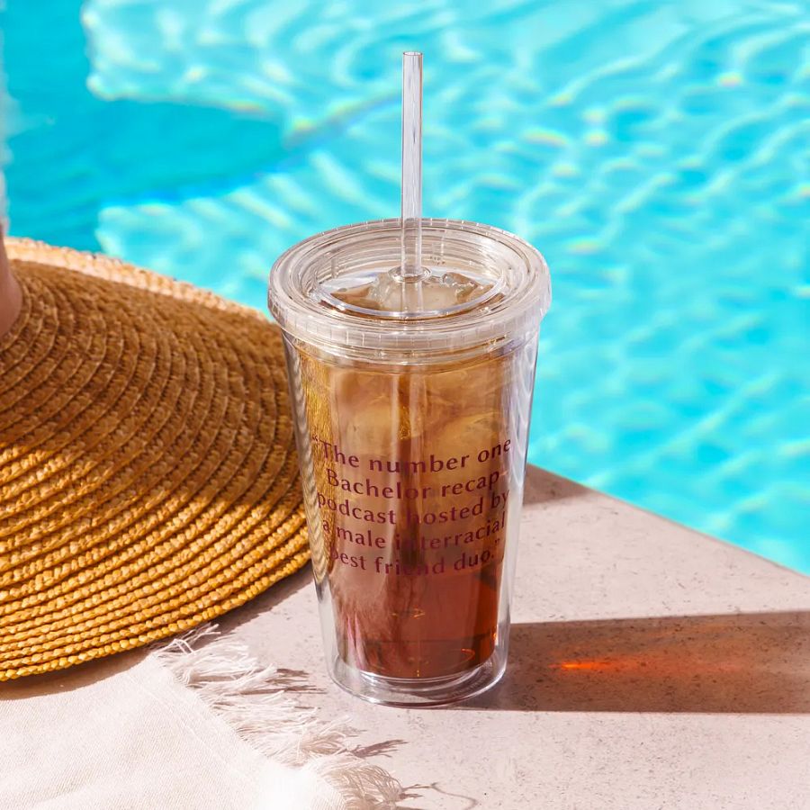 Retro Rose Plastic Tumbler (Doubled-Walled) product image (6)