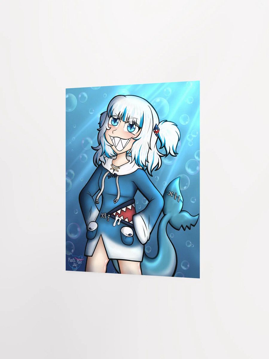 Gura Grinning - Fanart Print product image (3)