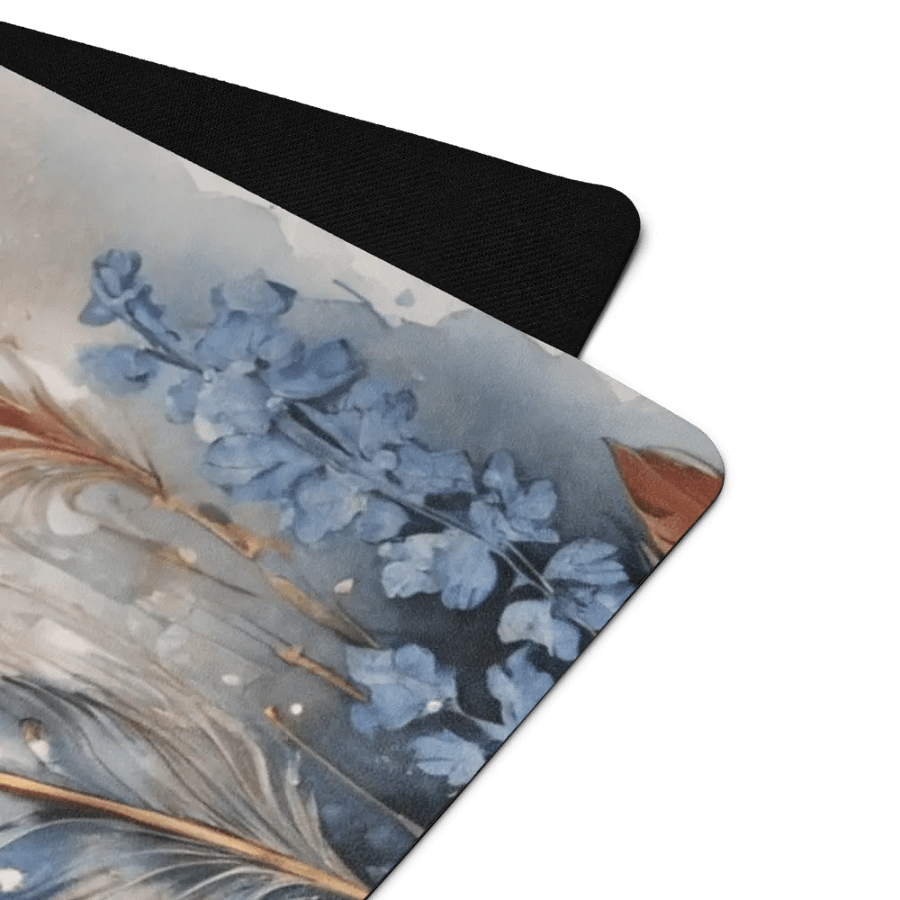 Gold Dust Feather Serenity Yoga Mat product image (5)