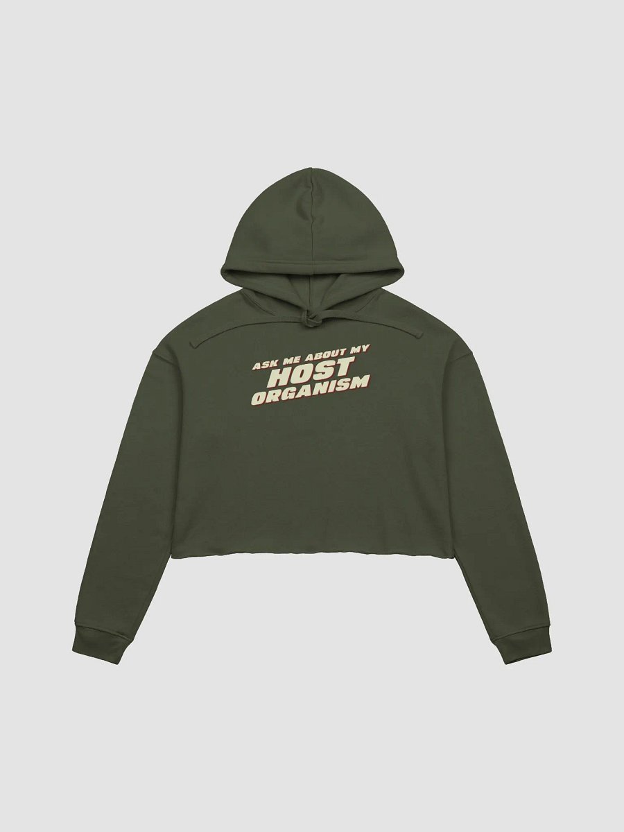ask me about my host fleece crop hoodie product image (2)