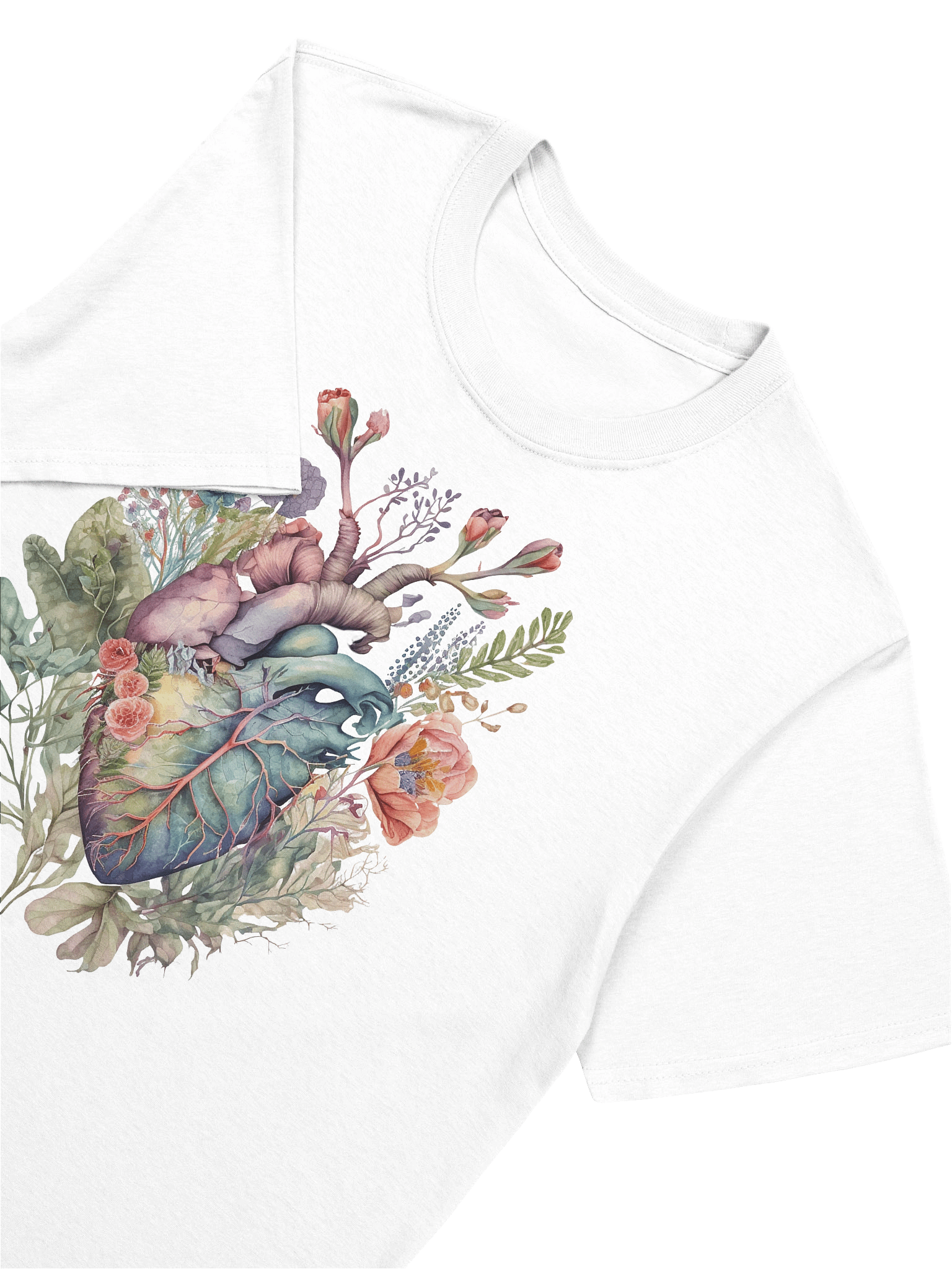 Blooming Botanical Anatomy Heart Watercolor product image (5)