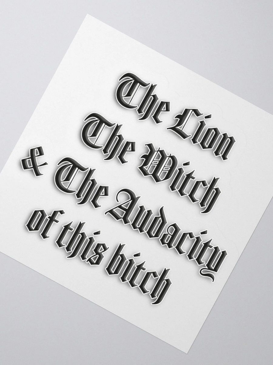 The Lion - Sticker product image (4)