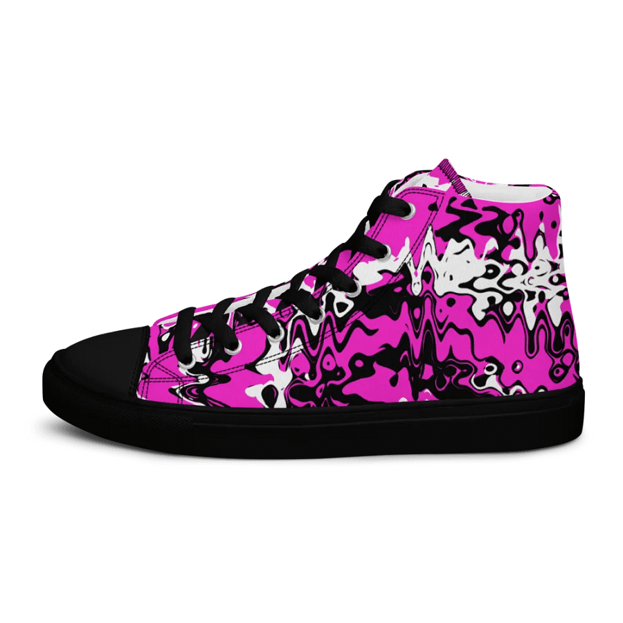 Cyberpink, high top canvas shoes (womens) product image (7)