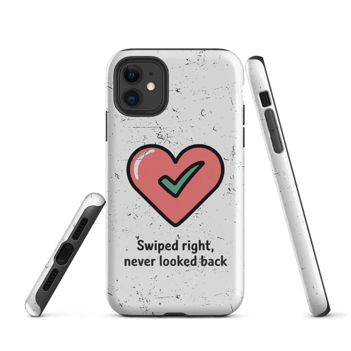 Heart Checkmark iPhone® Tough Case product image (1)