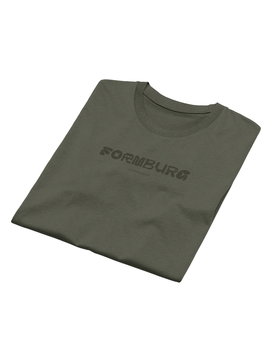 T-Shirt khaki – "Formburg Community" Schriftzug – Druck product image (3)