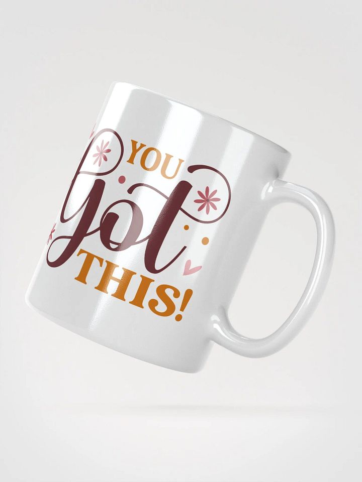 Floral Inspiration White Glossy Mug product image (2)