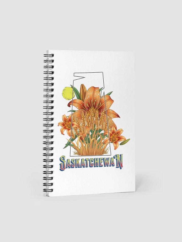 Saskatchewan Province Lily Sunshine Spiral Notebook product image (1)