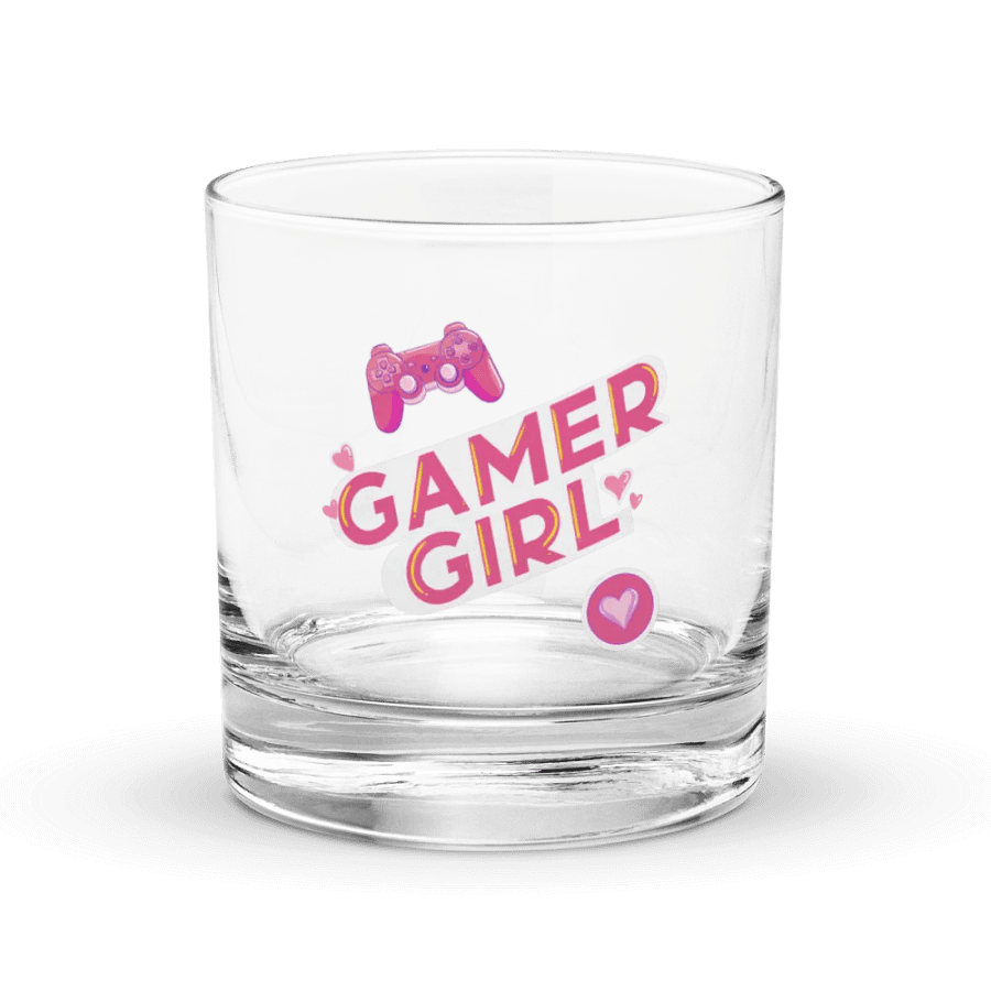 Gamer Girl Drinking Glass product image (1)