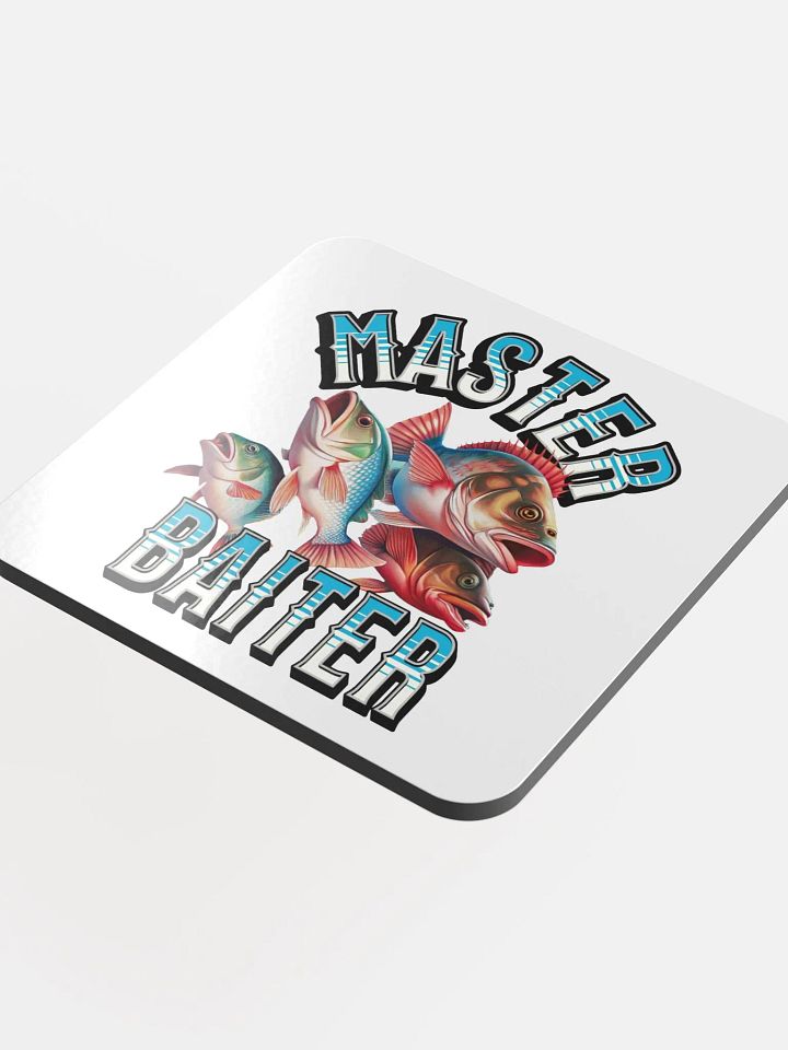 Master Baiter Fishing Glossed Cork Coaster product image (1)