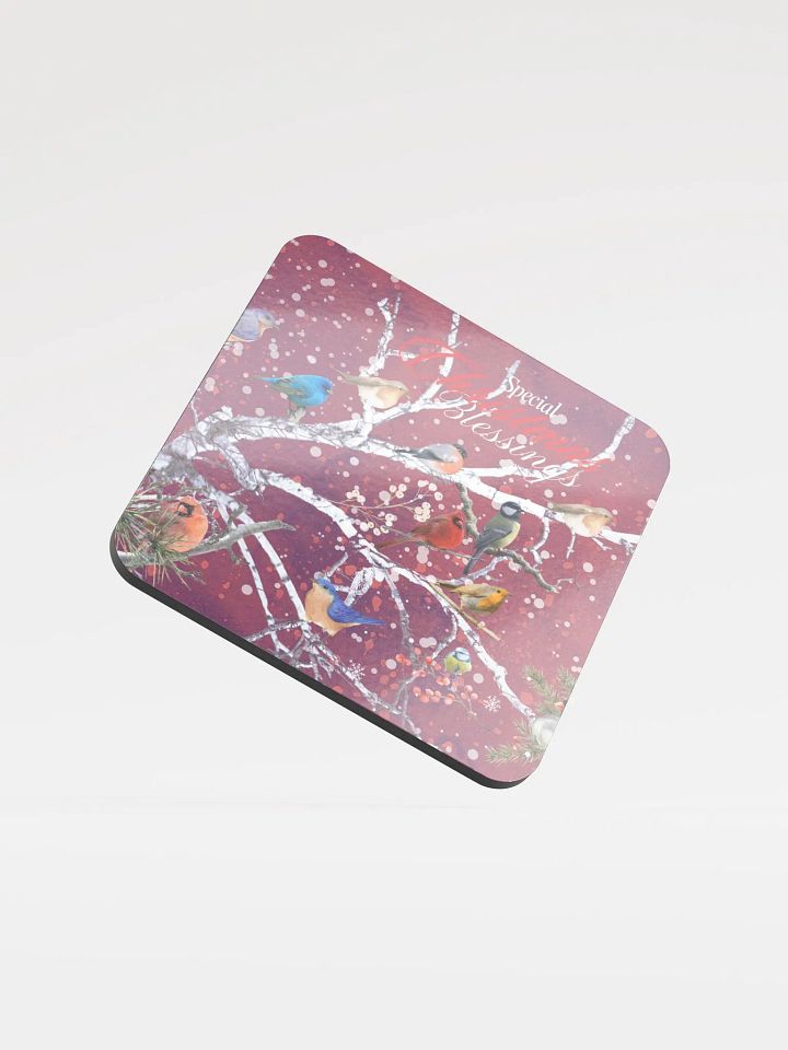 Festive bird Blessings Coaster Set for host and hostess product image (1)