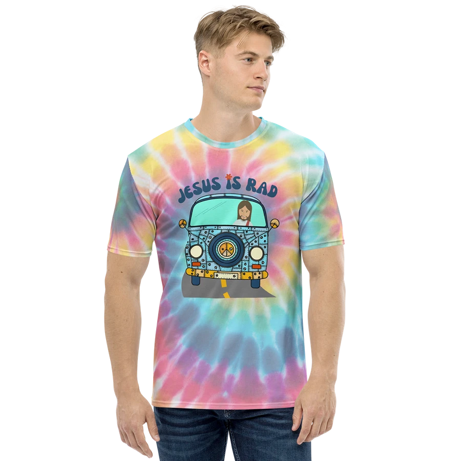 Jesus Is Rad Retro Tye Dye T-Shirt product image (3)