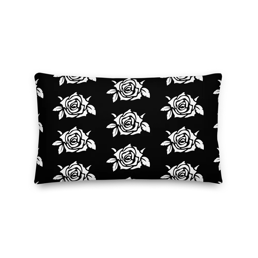 QoQ Rose Pillow (Black&White) product image (2)
