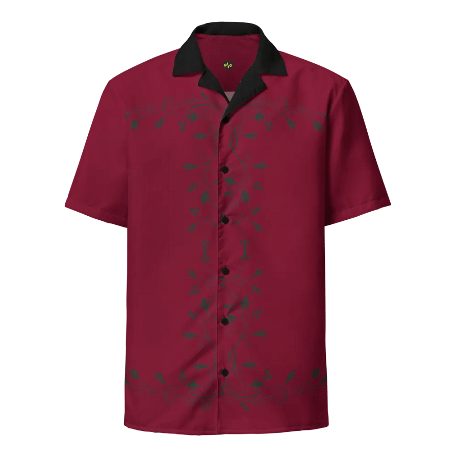 Hawaiian Shirt v1 - Burgundy product image (2)