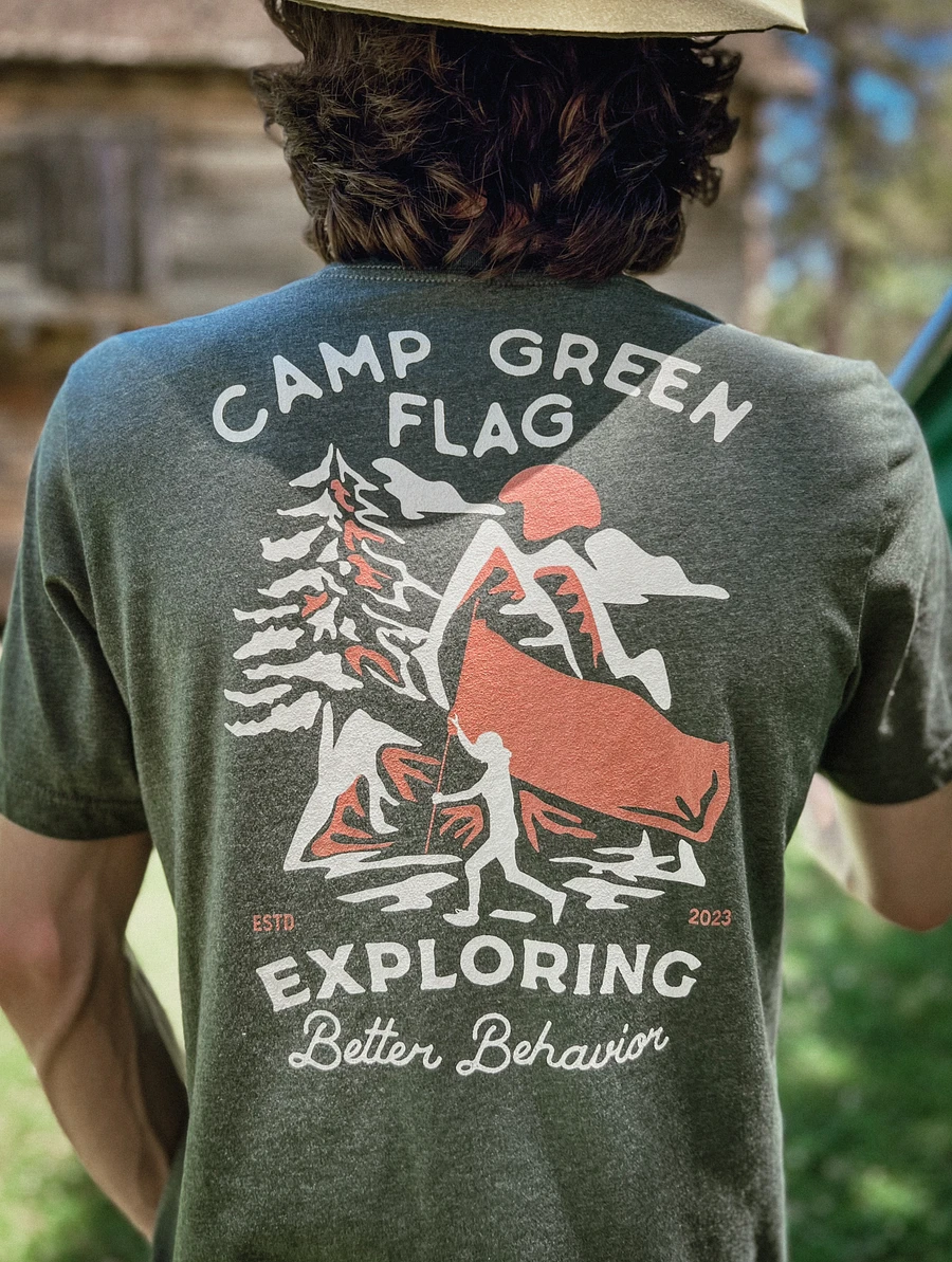 Camp Green Flag Silhouette Unisex Tee product image (3)