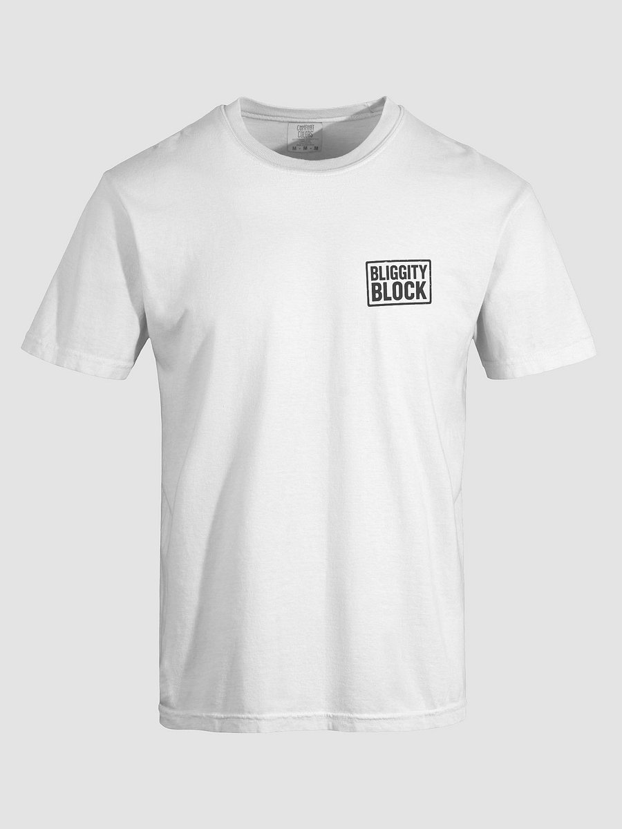“Bliggity Block” Black Stamp Pocket Tee product image (5)