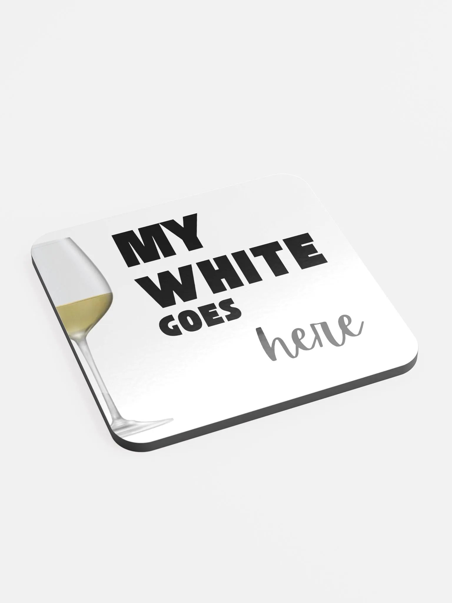 My White Goes Here Coaster Set product image (2)