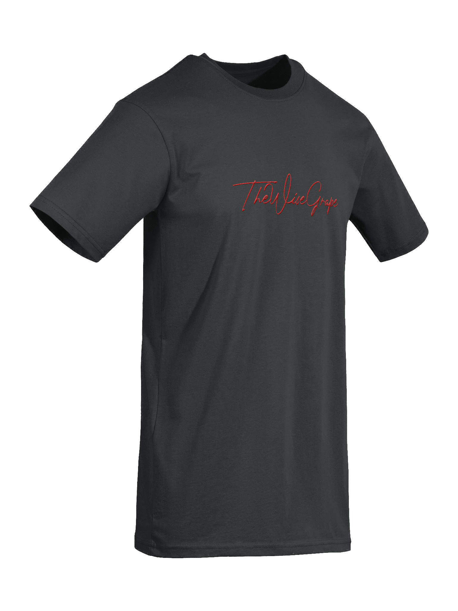 Grape Red Signature Embroidered Tee product image (10)