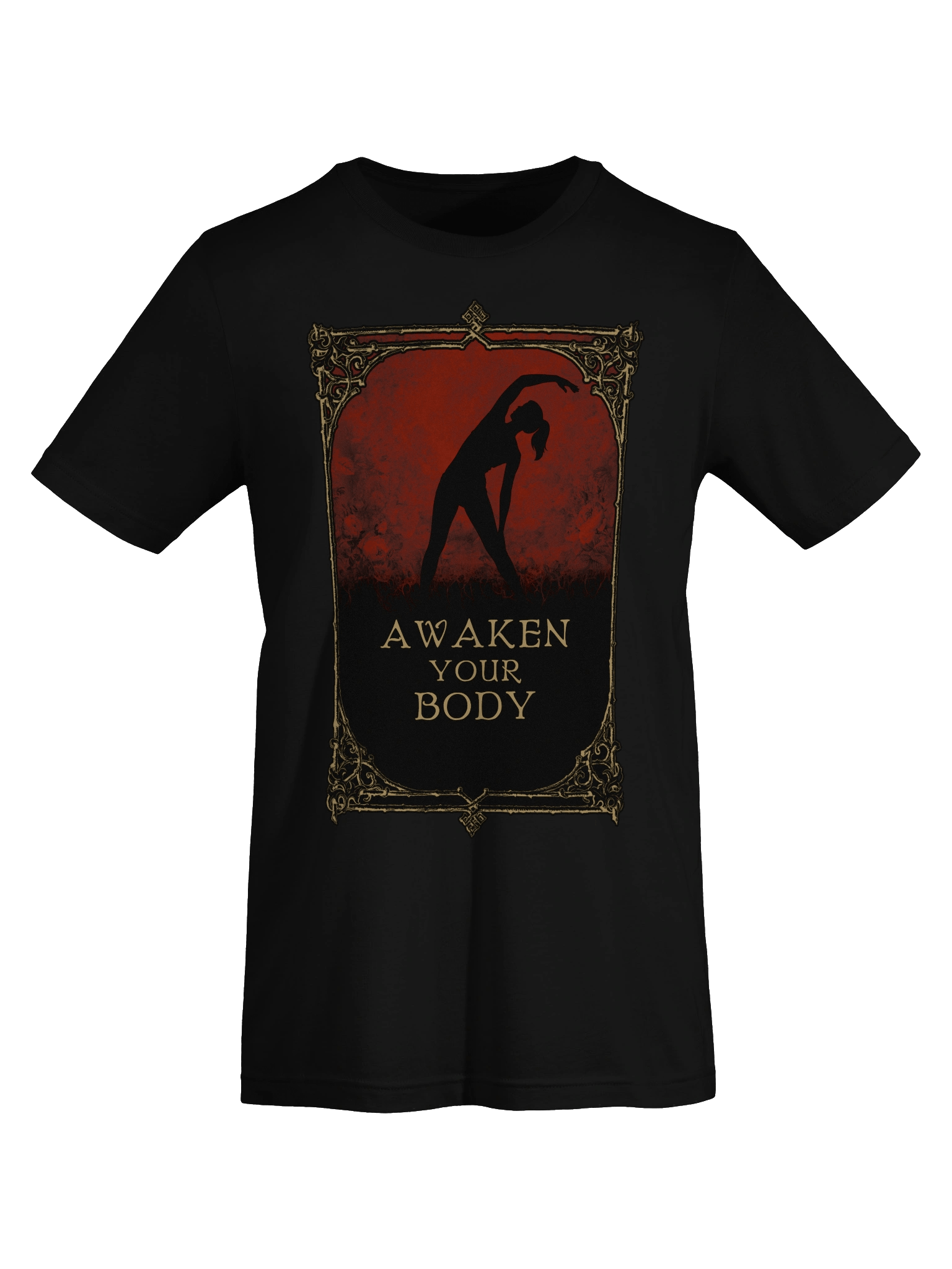 Awaken Your Body Slim Fit T-shirt (Sustaining the Mortal Vessel Quest Collection) product image (7)