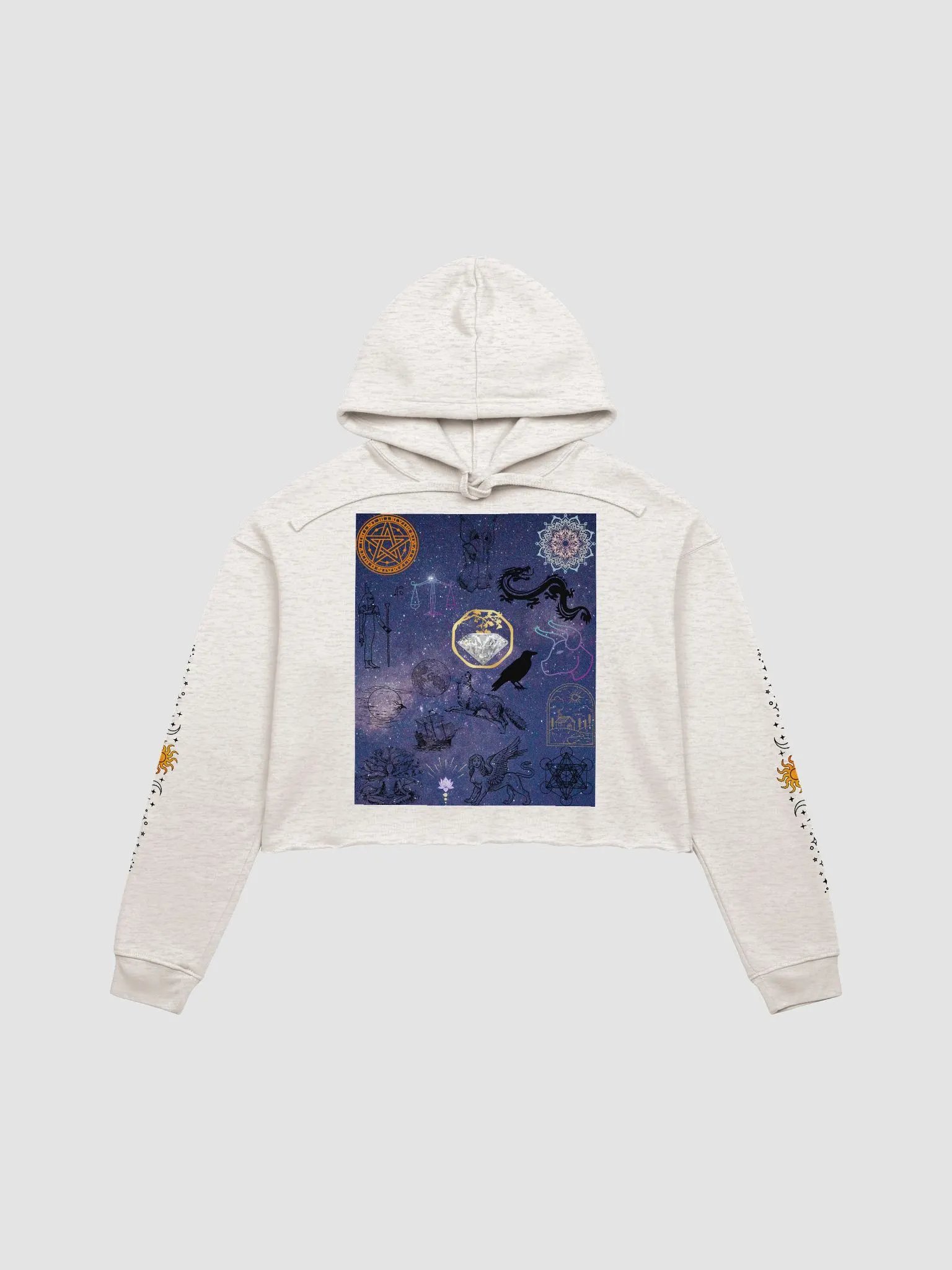 Mystical Cosmos Crop Hoodie product image (1)