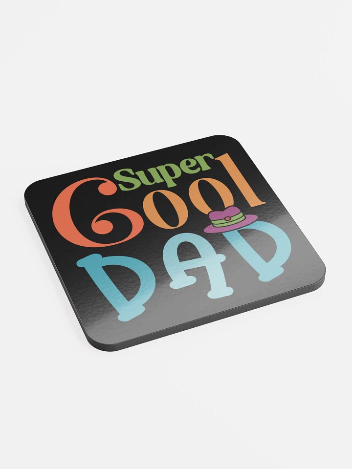 Super Cool Dad Cork Coaster product image (1)