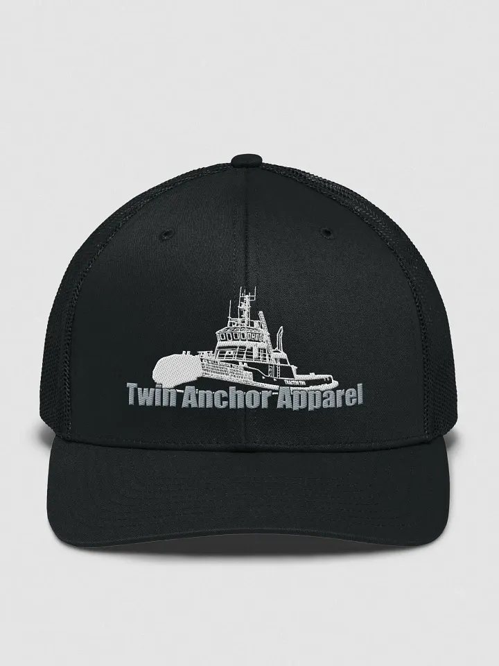 black Marco tug black Richardson Trucker Hat product image (1)