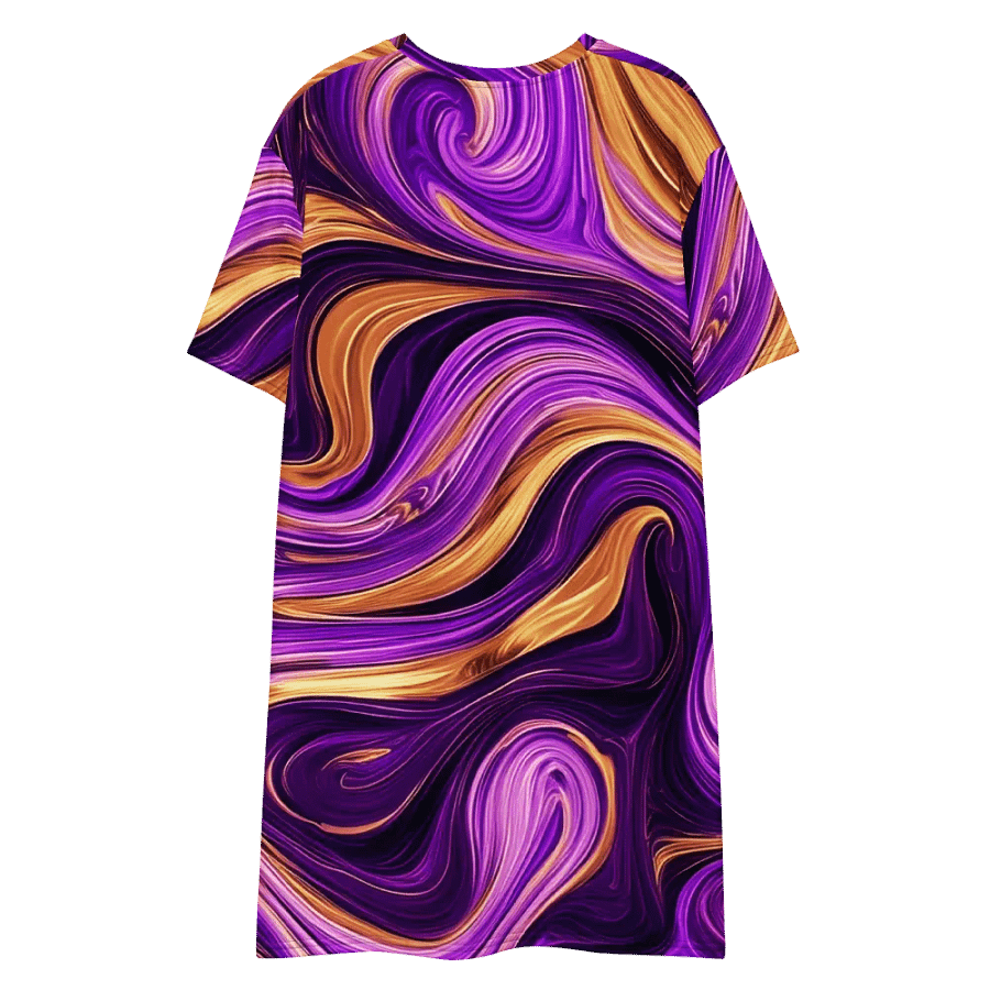 Dreamy Swirl T Shirt Dress product image (7)