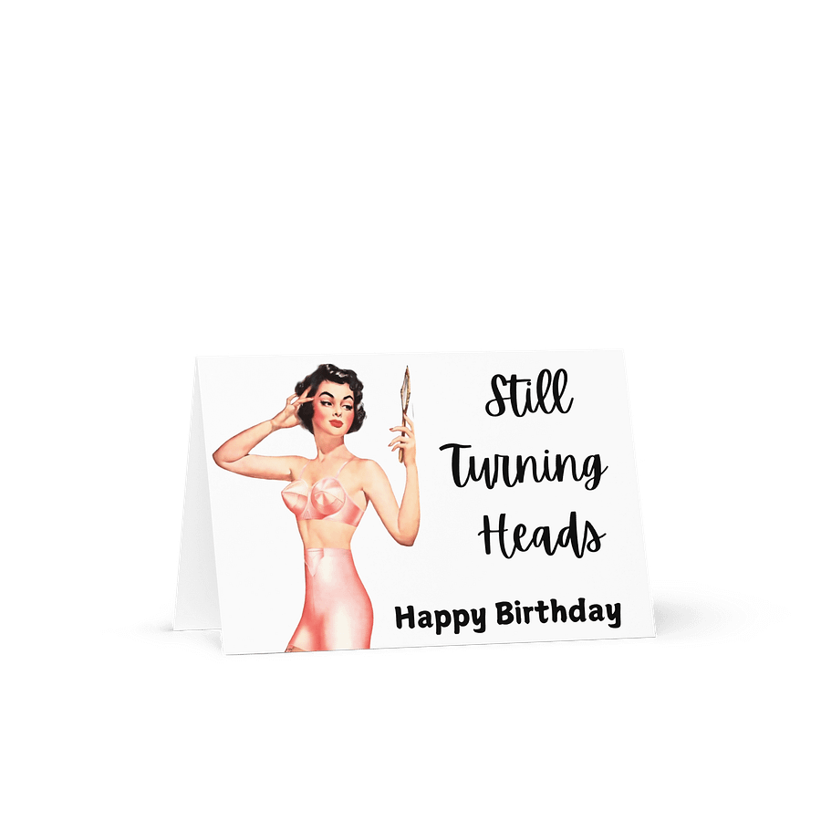 Vintage Vixen Birthday Card product image (2)
