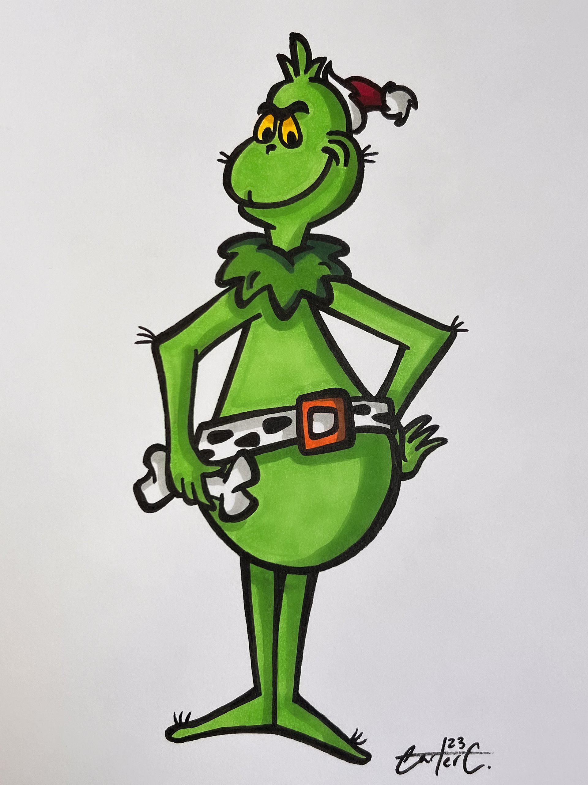 Mean One Day 2 Original Drawing product image (1)