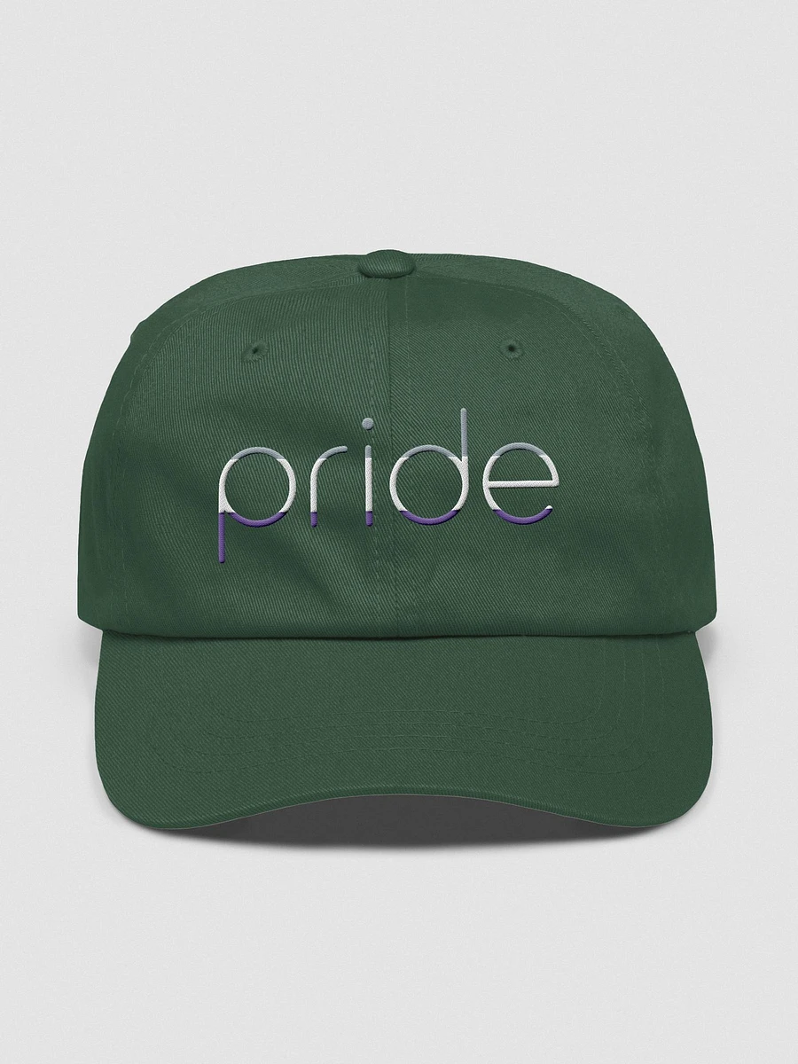asexual pride in lowercase - Embroidered Hat product image (1)