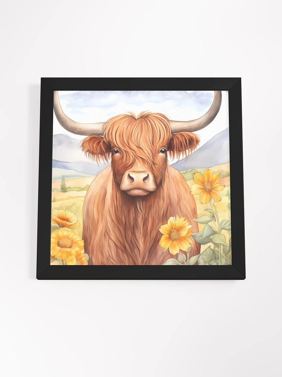Highland Cow Framed Floral product image (4)