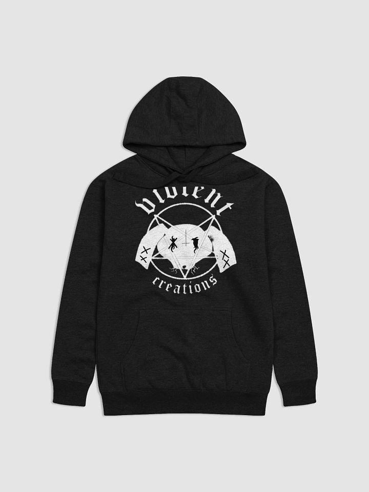 Black Metal Bunny Logo Hoodie product image (1)
